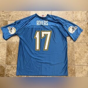 NFL Players : San Diego Chargers 2XL (#17 Rivers) Pre Owned